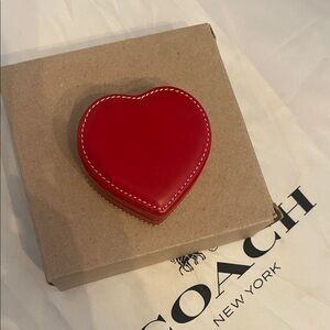 Coach Scarlet Heart Trinket Box